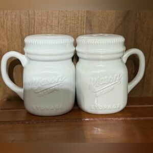 Mason Jar Salt and Pepper Shakers